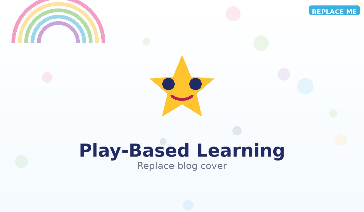 Children learning through play with blocks and colours