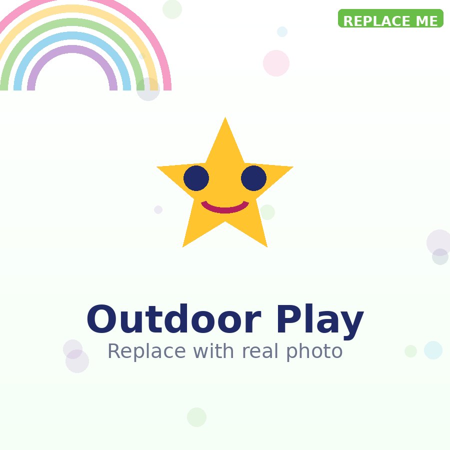 Outdoor play area
