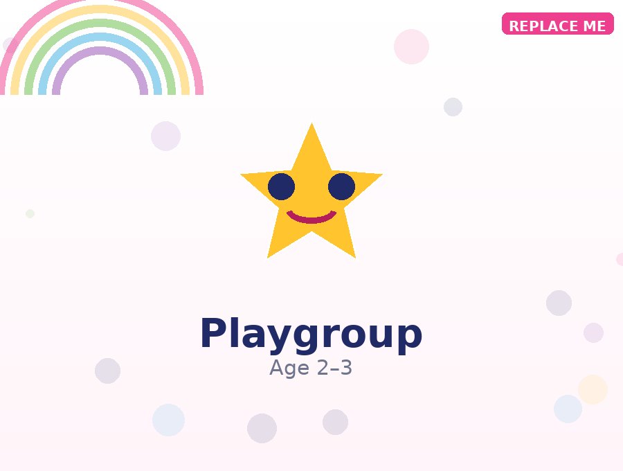 Toddlers playing and exploring in the Little Stars Playgroup