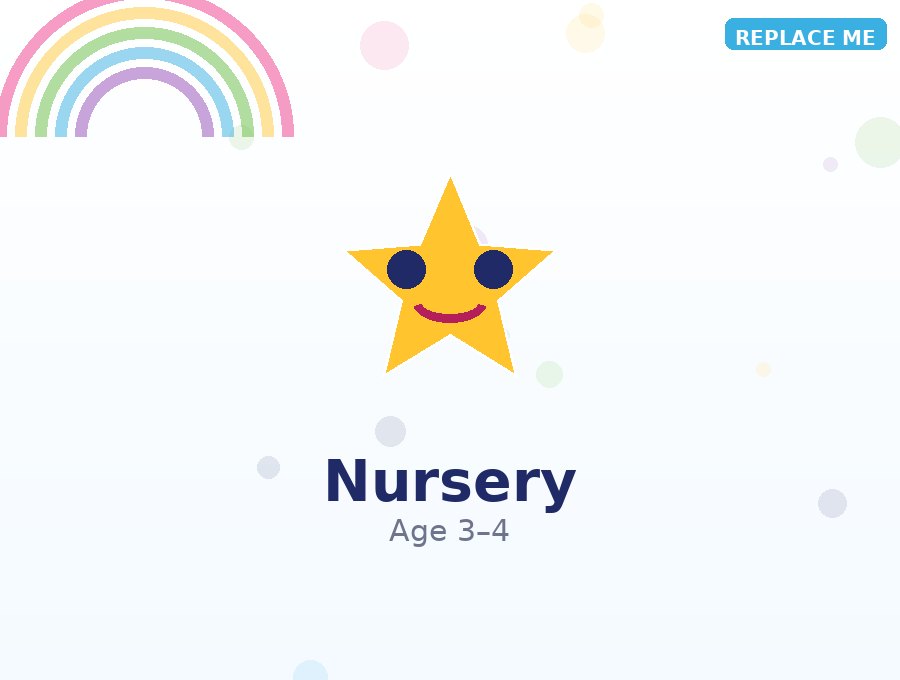 Nursery children doing creative activities at Little Stars
